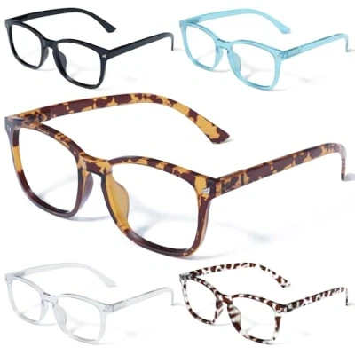 Imagen de CCVOO Gafas de lectura para mujeres/hombres, anteojos, lectores luz azul anteojos computadora tramposos