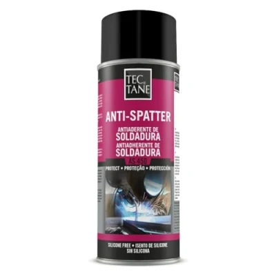 Imagen de TECTANE ANTIADHERENTE de SOLDADURA AS 450, Spray Anti Proyecciones Soldadura, Protección Eficaz las Superficies, Protege Boquillas y Sopletes, No Inflamable, Interior Exterior, Bote 400 ml