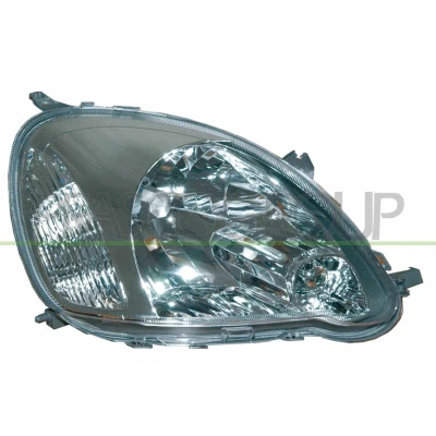 Imagen de PRASCO TY3244803 Faros derecha H4 oscuro con luz intermitente para circulación por la portalámparas sin servomotor reg. alcance luces