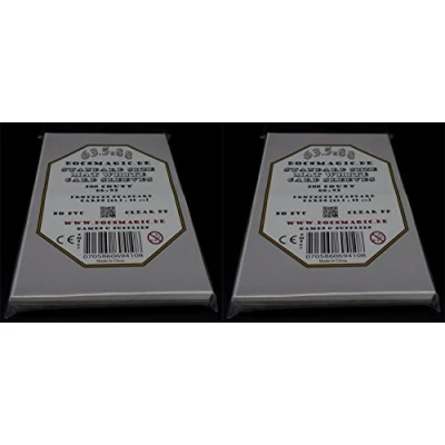 Imagen de docsmagic.de 2 x 100 Mat White Card Sleeves Standard Size 66 91 Pochettes Blanc PKM MTG