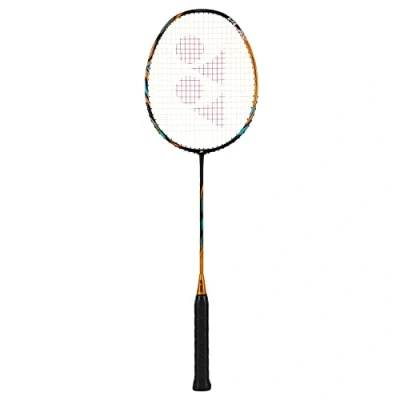 Imagen de YONEX Raqueta de bádminton Astrox 88d Play con Cubierta Completa (Oro Camello) Material: Grafito