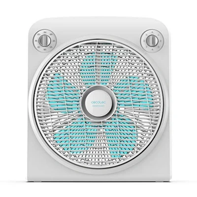 Imagen de Cecotec Ventilador de Suelo con Temporizador EnergySilence 6000 PowerBox. 50 W, 5 Aspas 30 cm diámetro, 3 Velocidades, Motor Cobre, Rejilla Rotatoria, Blanco