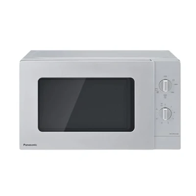 Imagen de Panasonic NN GM23QMEPG Horno Microondas Grill De 20 L con Bandeja Vidrio y Rejilla, 800 W, 1000 Ajuste Descongelación, Botón Giratorio, Quick 30, Temporizador, Plata