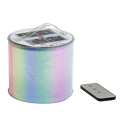Imagen de ultron Save E Lantern RGB, linterna LED plegable con energía solar, en colores hasta 6 horas de iluminación, jardín, exterior, decoración, camping, 10,9 x 12,7 2,54 cm