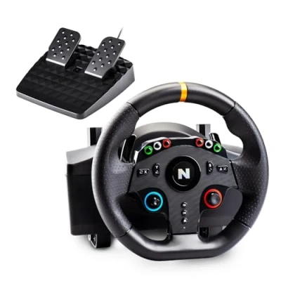 Imagen de NITHO Drive Pro ONE V24 Volante de Carreras con Pedales, Juego 270 Grado para PC, PS4, Xbox One, Series XS y Switch, Simulador Conduccion, Solo Juegos Arcade