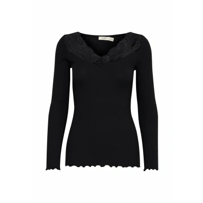 Imagen de Fransa Hizamond TEE Camiseta de manga larga, Mujer, Talla: Medium, Black
