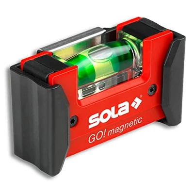 Imagen de Sola GOMAGNETICCLIP Nivel de burbuja compacto GO! Magnetic CLIP