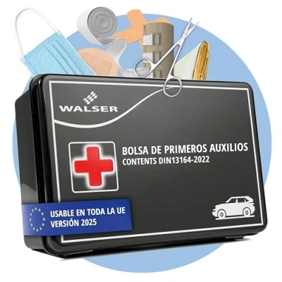 Imagen de WALSER 44292 Kit de primeros auxilios para coche DIN 13164 2022