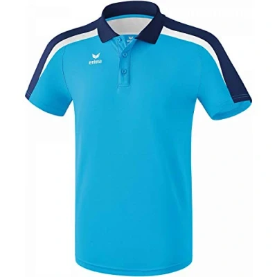 Imagen de erima GmbH Liga 2.0 Polo, Unisex niños, Azul (Curacao) / (New Navy) Blanco, 116