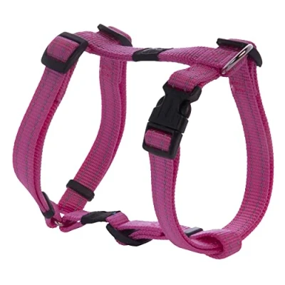 Imagen de Rogz Utilidad tamaño Mediano 5/8 inch Serpiente Reflectante Ajustable Perro h Harness