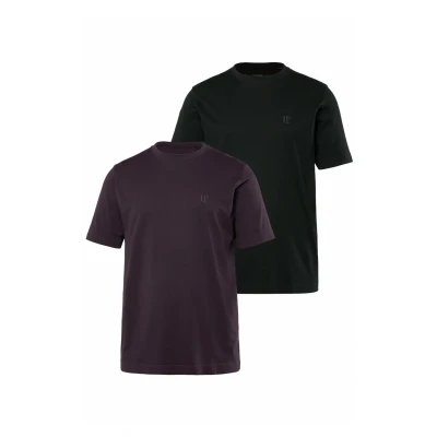 Imagen de JP1880 Doppelpack Camiseta básica, Hombre, Talla: 8XL, Dark violet
