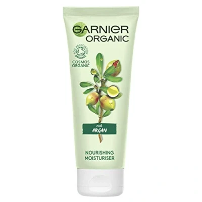 Imagen de Garnier Crema con aloe vera y aceite de argán, cosmética natural, cuidado hidratante rico en Bio, 1 x 50 ml