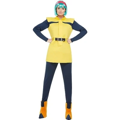 Imagen de Funidelia Disfraz de Bulma Dragon Ball para mujer Bola Dragón, Manga, Saiyan adultos y divertidos accesorios Fiestas, Carnaval Halloween Talla M Amarillo