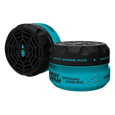 Imagen de NISHMAN S3 Hair Styling Spider Wax Cera para pelo (150 ml, talla XL), color azul