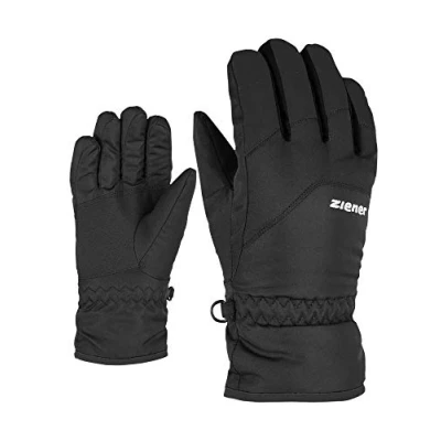 Imagen de Ziener Lando Guantes De Esquí para niños, Unisex Black, 3