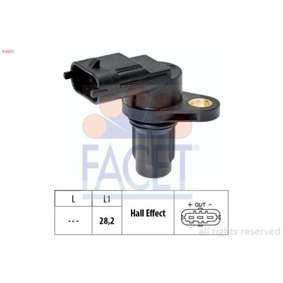 Imagen de FACET 9.0806 Sensor de Cigueñal CITROËN: C4 II Hatchback, Berlingo Furgón, DS3 PEUGEOT: 5008 I, 308 3008 I
