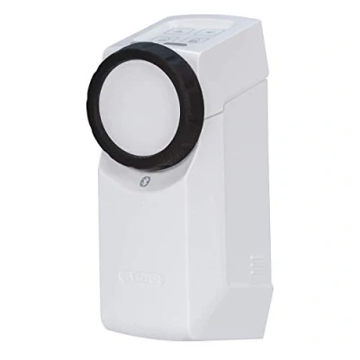 Imagen de Abus HomeTec Pro Bluetooth CFA3100 Cerradura de puerta electrónica Abrir y cerrar la principal a través una aplicación en el smartphone Con control acceso Blanco