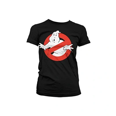 Imagen de Ghostbusters Distressed Logo Camiseta Negro S