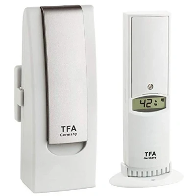 Imagen de TFA Dostmann Weather Hub Observer Web Monitoring Sistema con térmica de hygrose Nel (blanco)