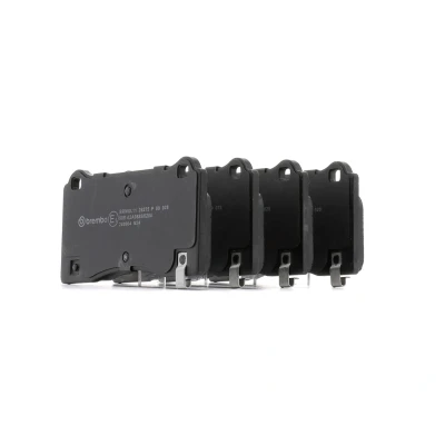 Imagen de BREMBO P 09 028 Juego de pastillas freno con avisador acústico desgaste Chapa antichirridos accesorios TESLA: Model Y