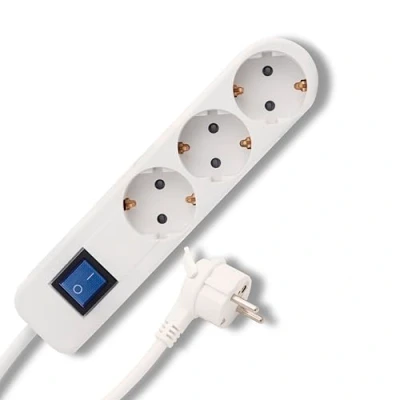 Imagen de REV Ice Regleta de 3 enchufes (1,4 m, máx. 3500 W), Color Blanco