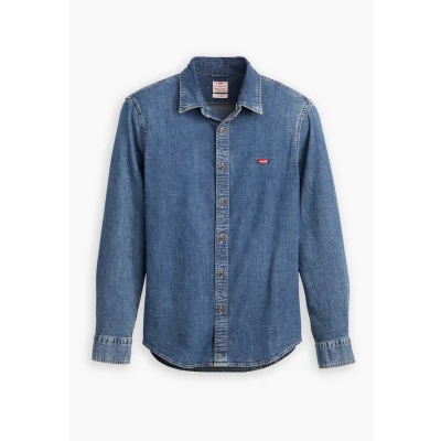 Imagen de Levi&#039;s Battery Shirt SLIM Camisa, Hombre, Talla: Large, Trinity medium wash