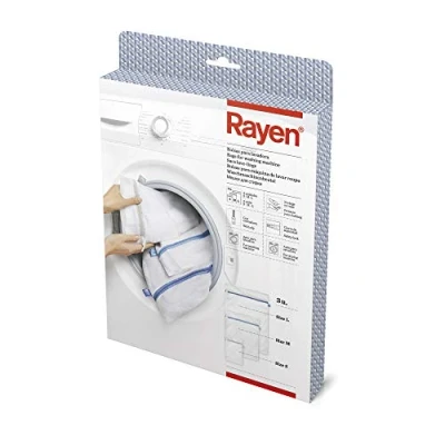 Imagen de Rayen Bolsa para lavadora y secadora de lavandería con cremallera protectora reutilizable el lavado ropa Tres medidas diferentes