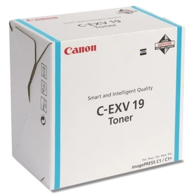 Imagen de ImagePRESS C1 Canon C EXV 19 toner cian (original)
