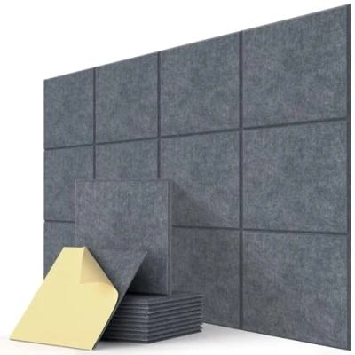 Imagen de Insonorizacion Acustica Pared Autoadhesivo, 12 Piezas Placas Aislamiento Acustico Alta Densidad para Decoración de Paredes y Tratamiento Acústico(30x30x0.9cm)