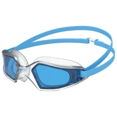 Imagen de Speedo Unisex Hydropulse Swimming Goggle Comfortable Fit Adjustable Design, Pool Blue/Clear/Blue, One Size