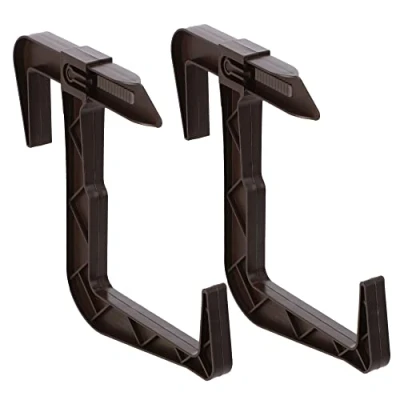 Imagen de KADAX soporte para jardinera sin taladrar, juego de soportes jardineras balcón, ganchos ajustables y jardinera, balcón alféizar ventana (2
