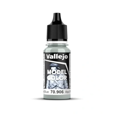 Imagen de Vallejo Model Color Pintura Acrílica Azul (Pale Blue) Acabado Mate, 18 ml. Autonivelante y Sistema BSL para Modelismo Figuras