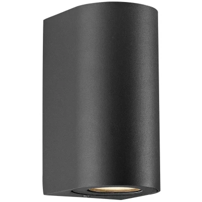 Imagen de Nordlux Aplique de exterior Canto Maxi 2 Seaside, negro, GU10, 17 cm