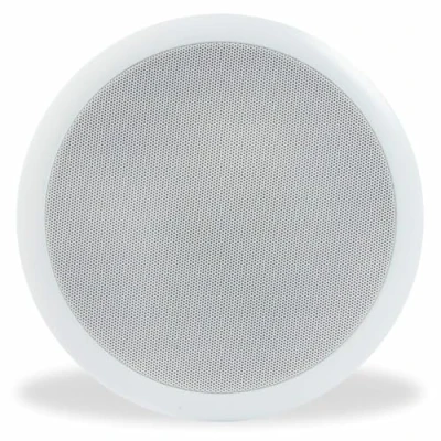 Imagen de Power Dynamics CSPB5 Altavoz de Techo 100 voltios, Empotrado, 3 o 6 vatios, Sistema 100V, instalación 5 Pulgadas, Montaje en Pared, Blanco