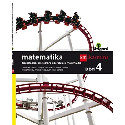 Imagen de Matematika. DBH 4. Bizigarri 9788498554977 (SIN COLECCION)