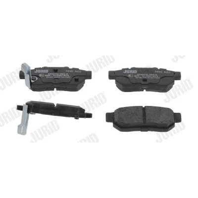 Imagen de JURID 572473J Juego de pastillas freno con avisador acústico desgaste sin accesorios HONDA: CIVIC 6 Hatchback, Fastback, Coupe