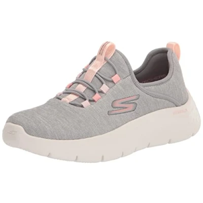 Imagen de Skechers Go Walk Flex Lucy, Zapatillas Mujer, Grey Pink, 38 EU