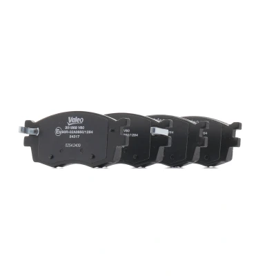 Imagen de VALEO 301868 Juego de pastillas freno FIRST Eje delantero con contacto avisador desgaste Chapa antichirridos HYUNDAI: i20 I Hatchback