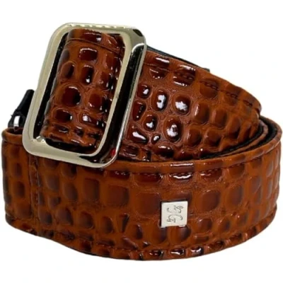 Imagen de Correa para guitarra / bajo GET&#039;M Aussie Gator Collection Caramel