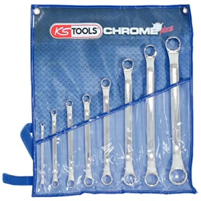 Imagen de KS TOOLS 518.3100 Kit llaves estrella de dos bocas 1.1/4, 1/4 Acero cromo vanadio