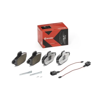 Imagen de BREMBO P 24 147X Juego de pastillas freno con contacto avisador desgaste accesorios FIAT: 500 Hatchback, FORD: KA Hatchback