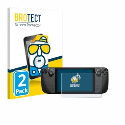 Imagen de BROTECT Protector Pantalla Anti Reflejos para Valve Steam Deck/OLED (2 Unidades) Película Mate Huellas