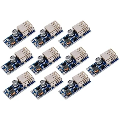 Imagen de TECNOIOT DC 0.9V 5V a USB Convertidor de Voltaje Booster Step up Módulo alimentación (10pcs)