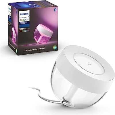 Imagen de Lámpara Philips Iris Hue White and Color Ambiance, Sobremesa, LED, 570 lx, 6500K, Blanco y Color,