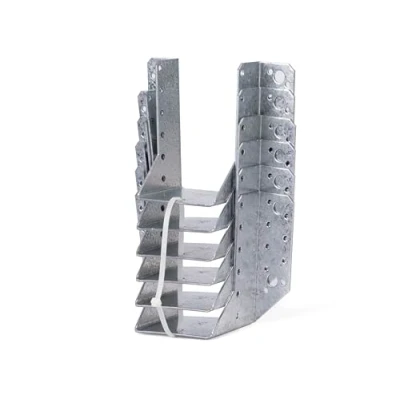 Imagen de GAH Alberts 331382 Zapato de viga tipo A sendzimir galvanizado, 80 x 120 mm / 6 piezas