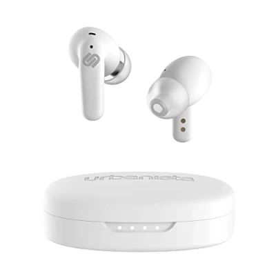 Imagen de Urbanista Seoul Auriculares Inalámbricos con micrófono para Juegos de Baja Latencia 70 ms Modo Dual USB C Carga Rápida 32 H Reproducción Perla Blanco