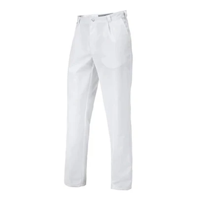 Imagen de BP Med Trousers 1359 558 21 Pantalones para hombre con pliegues en la cintura, 65% poliéster, 35% algodón, ajuste regular, talla: 54n, color: blanco