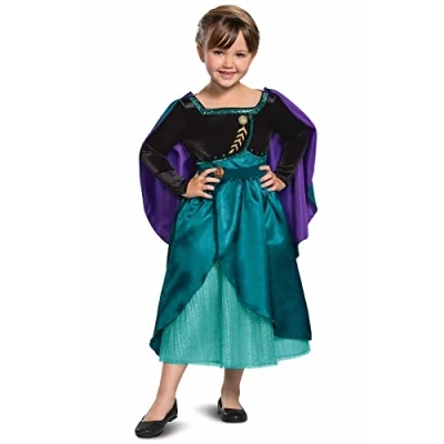 Imagen de Disney Oficial Disfraz Anna Frozen Niña Reina De Arendelle, Ana Niña, Vestido Carnaval Talla S