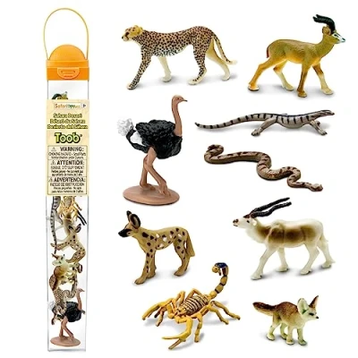 Imagen de Safari Ltd. Desierto del Sahara Colección TOOB No tóxico y Libre de BPA Animales Juguete Adecuado para niños 3 años en adelante