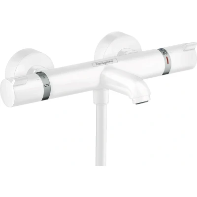Imagen de Hansgrohe Ecostat Termostato de bañera Comfort visto, blanco mate, 13114700